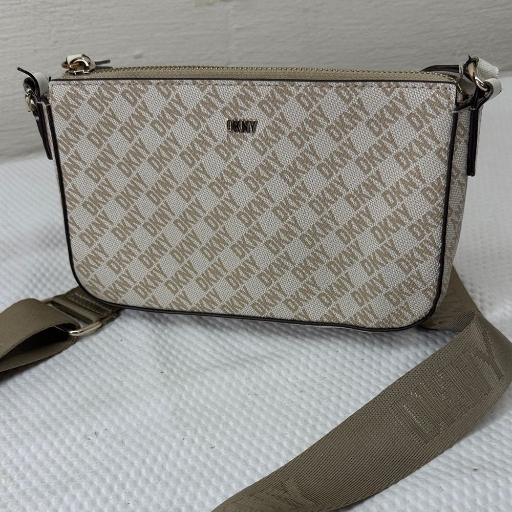 DKNY Bryant Park Demi Beige Crossbody Bag